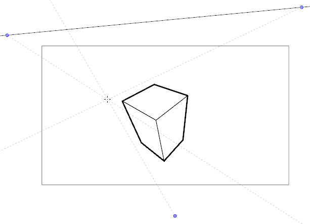 这可用于从高视角绘制长方体结构.